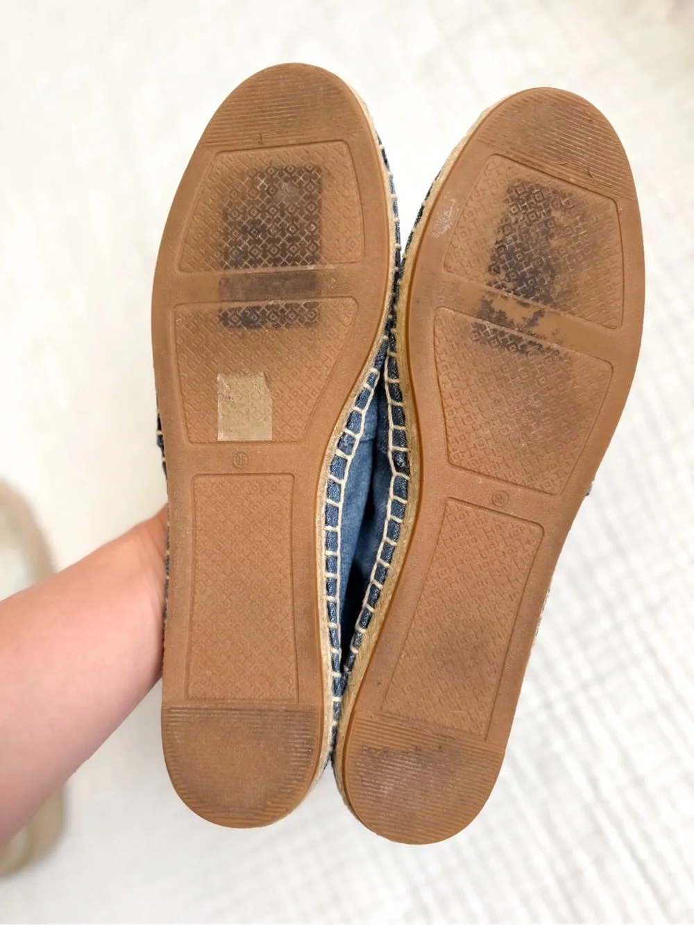Tory Burch Weston Double T Espadrille size 9.5